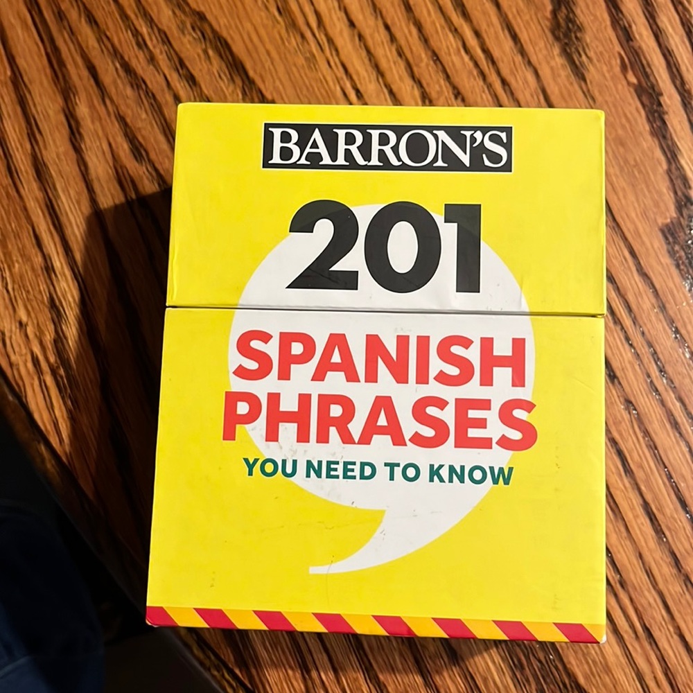 Barron’s Spanish phrases